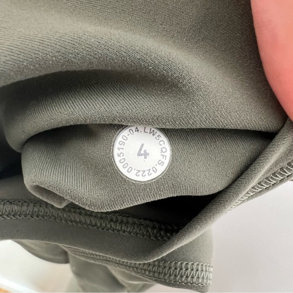 LULULEMON Grey Sage Invigorate High Rise Leggings 25” - Picture 7 of 7